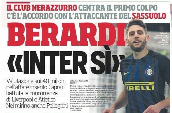 卡佩罗：市场有好中锋英超会出手，然后是西甲最后才轮到意甲